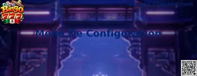 Menú De Configuración Bingo 777 Zebra Bet Jogo do Bicho