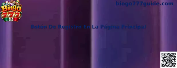 Botón De Registro En La Página Principal