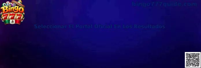 Guía visual para identificar el portal oficial de Bingo 777 en los resultados de búsqueda
