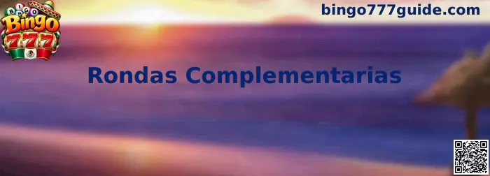 Ilustración de las Rondas Complementarias de Bingo 777 y sus posibles elementos de bonificación